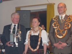 Die besten LP-Schtzen (v. l.): Alois, Britta und Markus